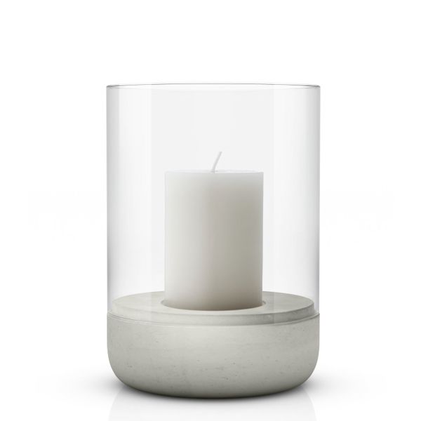 Blomus Candle Holder Concrete &amp; Glass Calma - Large