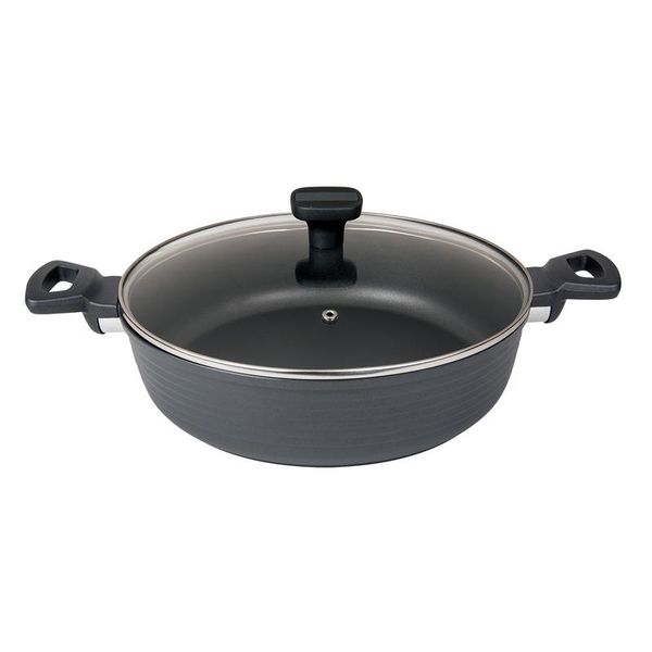 MasterPan Designer Saute Pan with Glass Lid - 11"/28cm