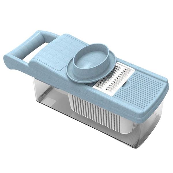 Multi-function Vegetable Slicer with 6 Interchangeable Blades