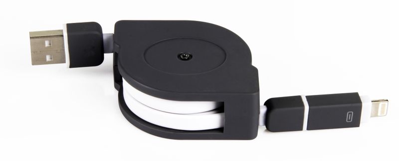 Unitek 1M USB to Retractable Lightning Cable