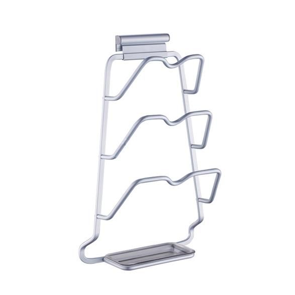 Wall Mounted Space Aluminum Lid Rack