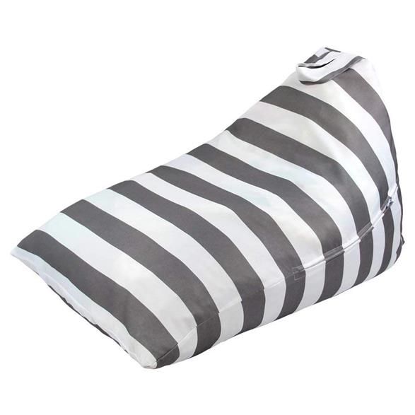 Large Capacity Stuffed Dolls Storage Bag - Gray Stripe