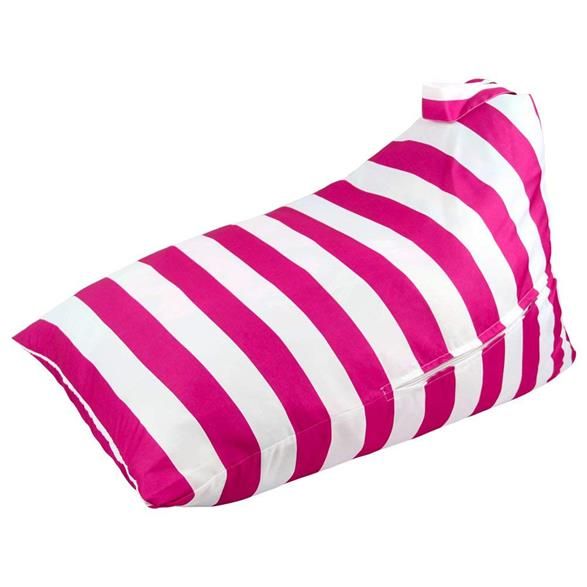 Large Capacity Stuffed Dolls Storage Bag Chair - Red Stripes