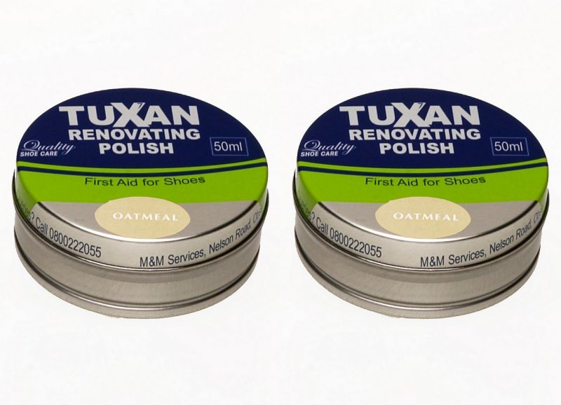 Tuxan Renovating Polish - 2 Pack (50ml &amp; 50ml) (Oatmeal)