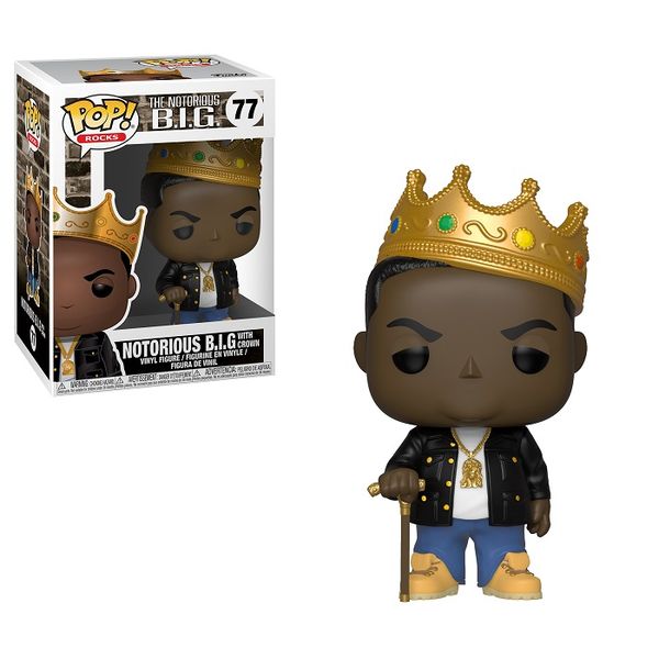 Funko Pop! Rocks The Notorious B.I.G - Notorious B.I.G With Crown