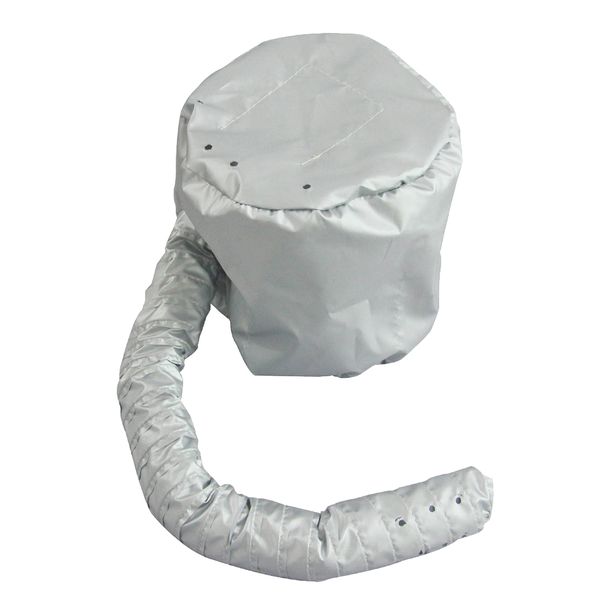 Portable Hair Dryer Diffuser Bonnet - Silver