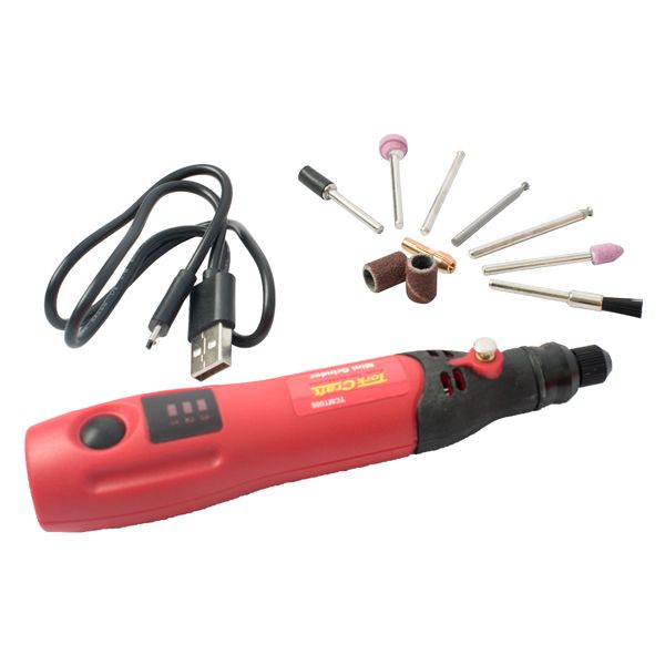 Tork Craft Mini Grinder Set Cordless 3.7V Li-Lion Usb