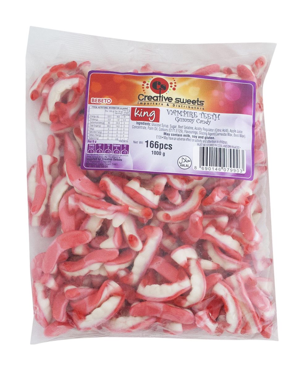 King Candy Vampire Teeth Bulk Bag 2 x 1Kg Shop Today. Get it