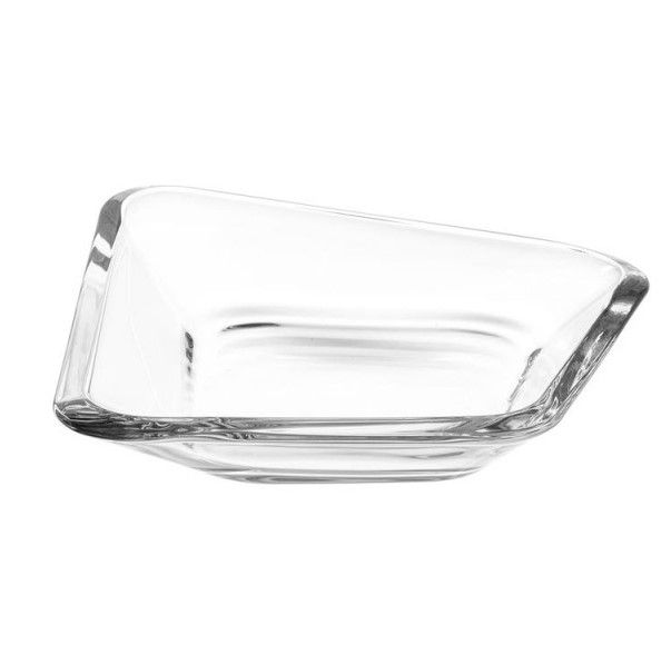 Leonardo Bowl Clear Glass Decorative PANAREA 20 cm