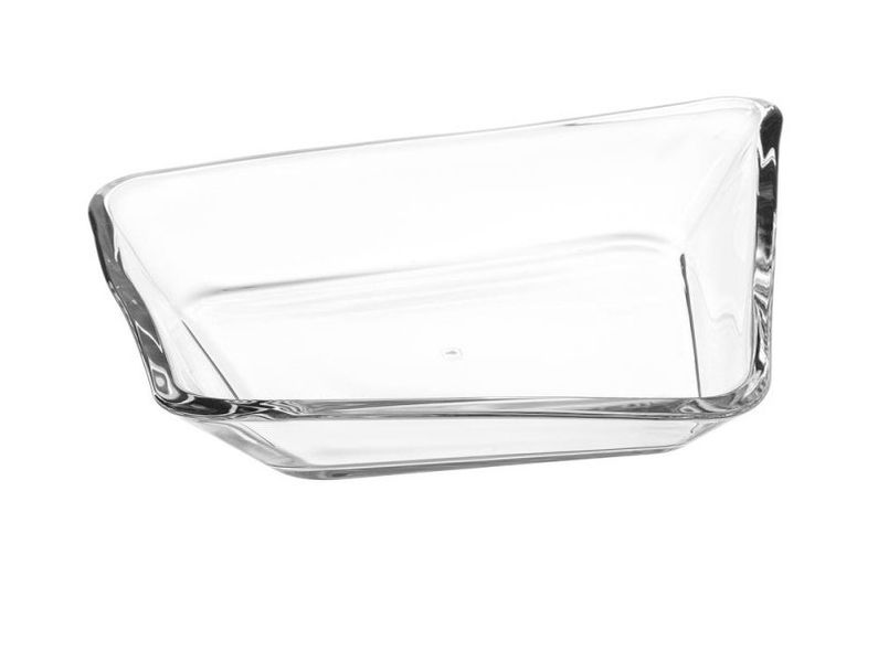 Leonardo Bowl Clear Glass Decorative PANAREA 34 cm