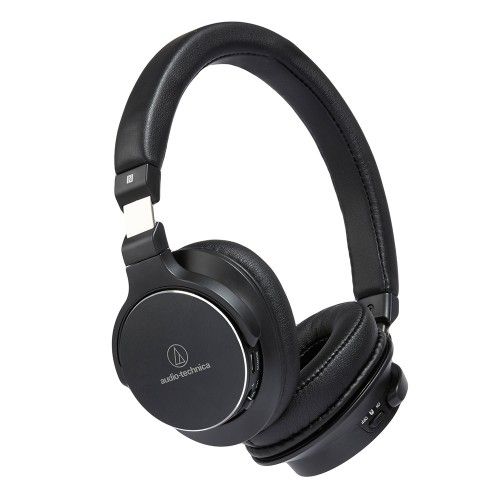 Audio-Technica High-Resolution Wireless On-Ear Headphones Black
