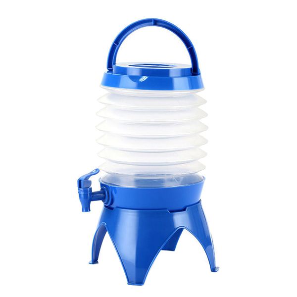 5L Outdoor Drinking Water Bottle Telescopic Folding Bucket