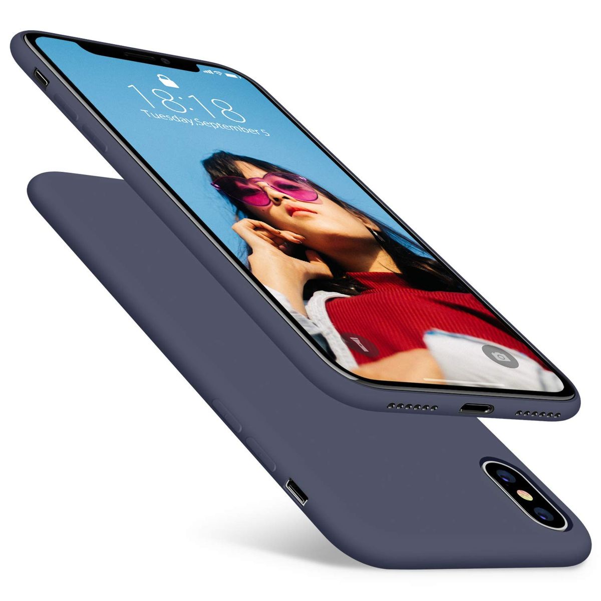 Meraki Protect - Navy Liquid Silicone Case for iPhone XS Max | Buy
