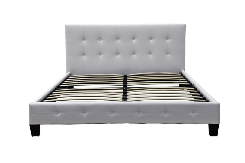 Fine Living - Ashton Bed Unit - White PU