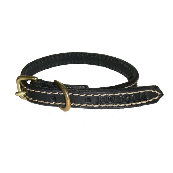 Huntlea Leather - Genuine Leather Dog Collar - 12 x 350mm