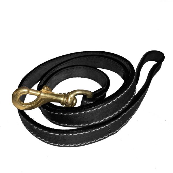 Huntlea Leather - Genuine Leather Dog Lead - 20 x 1200mm