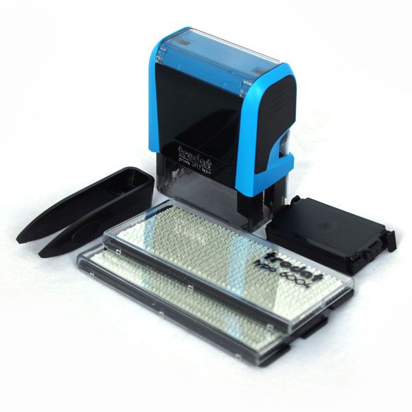 Trodat Typo Printy DIY Kit + 3mm/4mm Typo - 4 Lines of Text