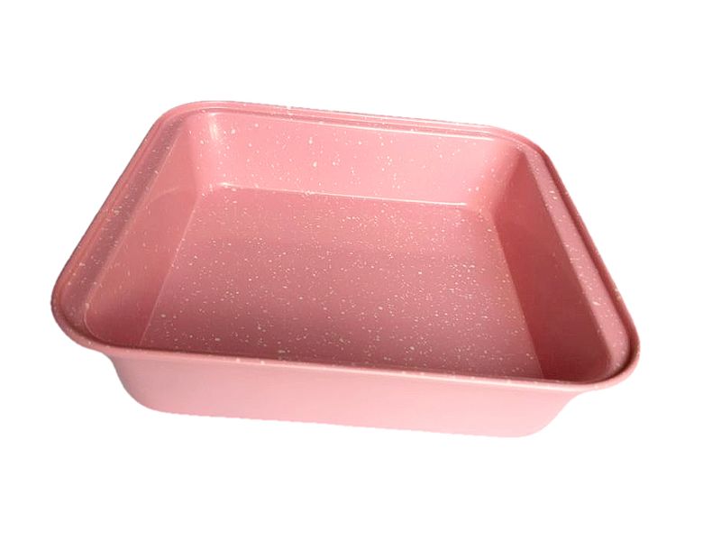 Small Pink Cake Mould (22cmx22cmx5cm) - Pink