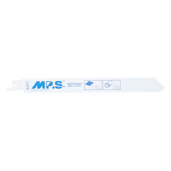 MPS Sabre Saw Blade 10Tpi 200 X 180mm Metal 2/Pk