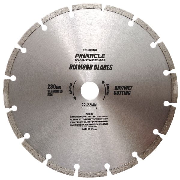 Diamond Blade Segmented 230Mm Pinnacle Brand Shop Today. Get it