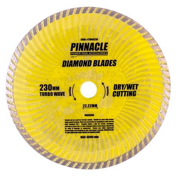 Diamond Blade Turbo Wave 230Mm X 22.22 Pinnacle Shop Today. Get it