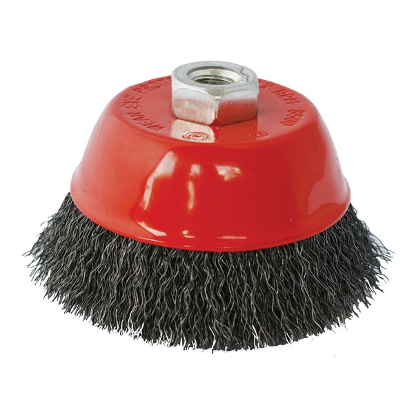 Tork Craft Wire Cup Brush Crimped Plain 100mmxm14 Blister
