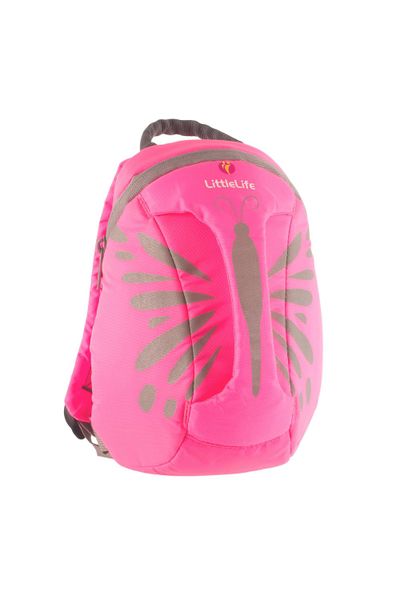 LittleLife Toddler HiViz Butterfly Pack - Small (Pink)