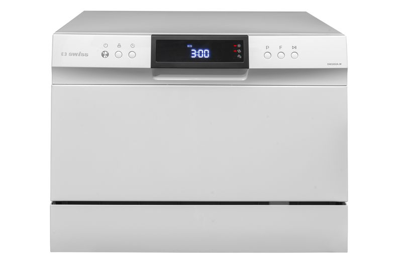 Swiss 6 Place Eco Wash Counter Top Dishwasher