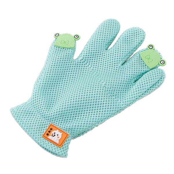 Cartoon Pet Grooming Glove - Green