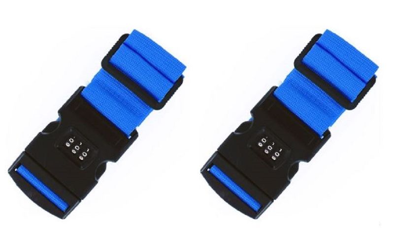 Luggage Straps.Bundle of 2 - Blue