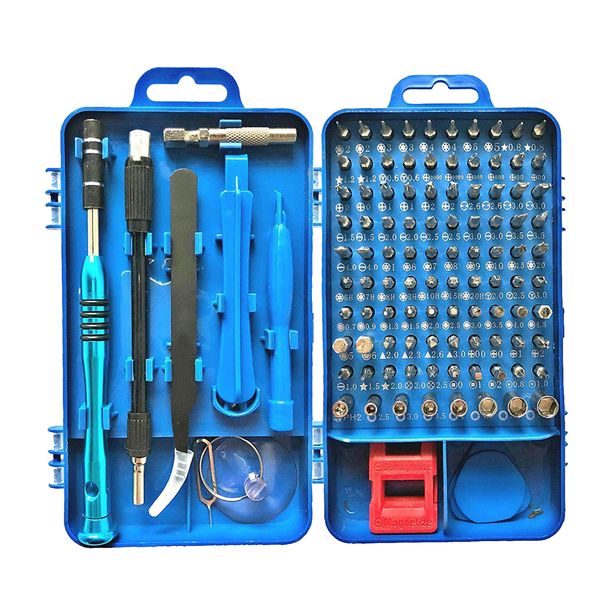 110 in 1 Precision Screwdriver Bits Set - Blue