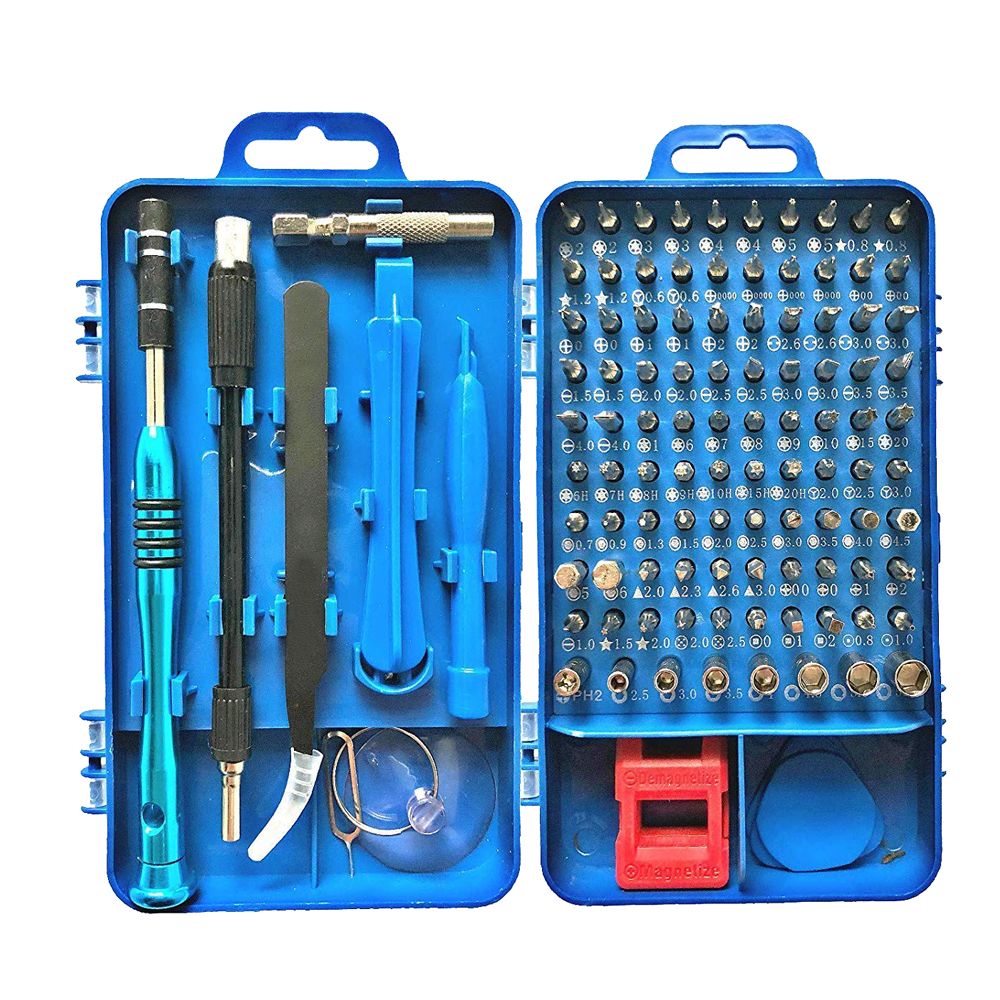 110 In 1 Precision Screwdriver Bits Set - Blue | Shop Today. Get It ...