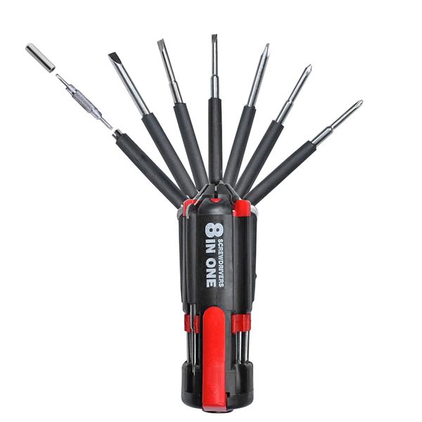 8 in 1 Multi-Screwdrivers with Flashlight
