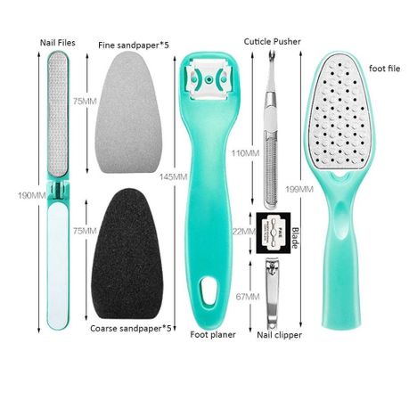 Pedicure Tools for Feet - 8 in 1 Pedicure Kit