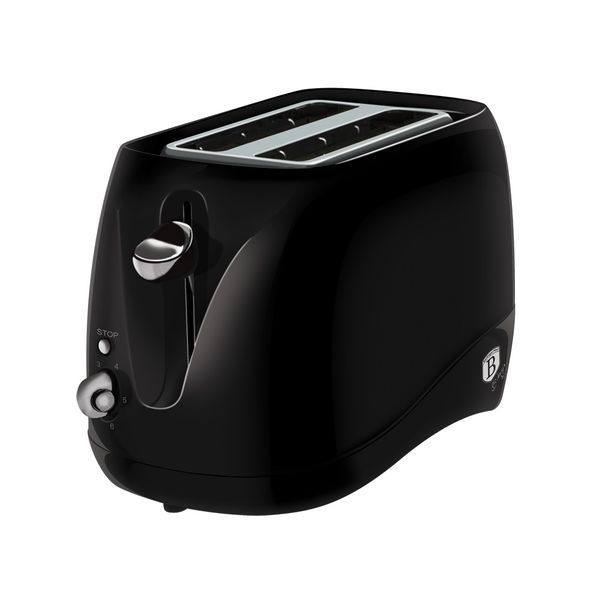 Berlinger Haus Stainless Steel 2-Slice Toaster - Black Royal Collection