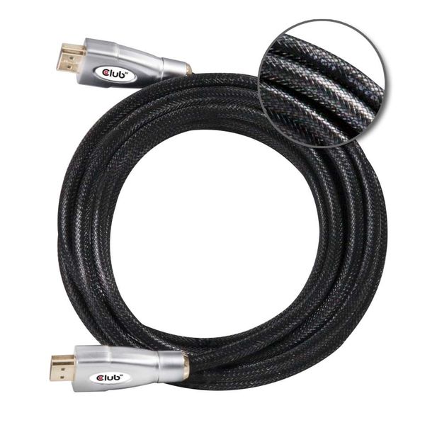 Club 3D 5M Hdmi2.0 Male To Male 4K60Hz Cable