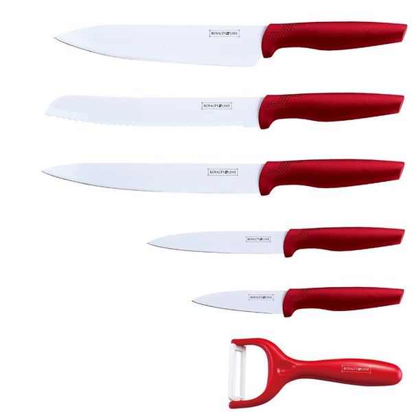 Royalty Line 5-Piece Non-Stick Coating Knife Set RL-MB5R
