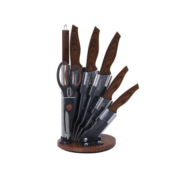 Royalty Line 8-Piece Marble Coating Knife Set RL-WD8D