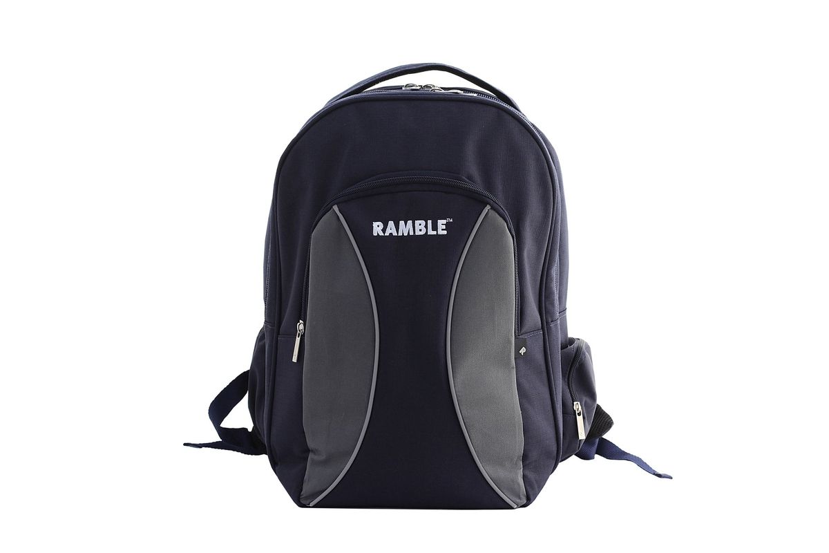 Ramble Ace School Bag/Backpack (Navy & Grey) | Buy Online in South ...