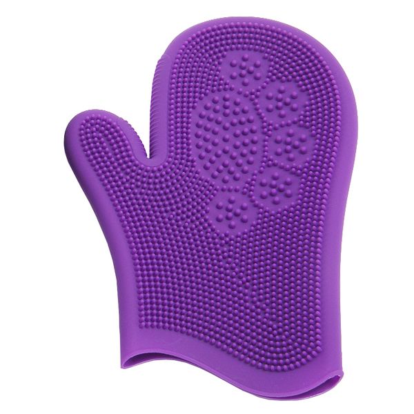 Pet Hair Remover Glove - Purple