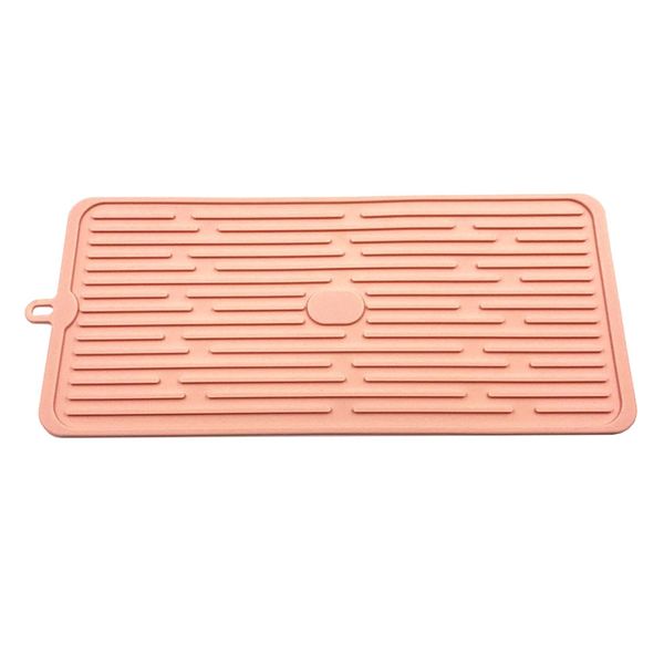 Foldable Creative Drain Silicone Drying Pad - Pink