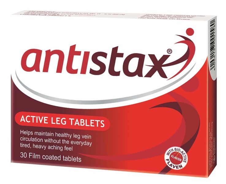 ANTISTAX film coated tablets 30's