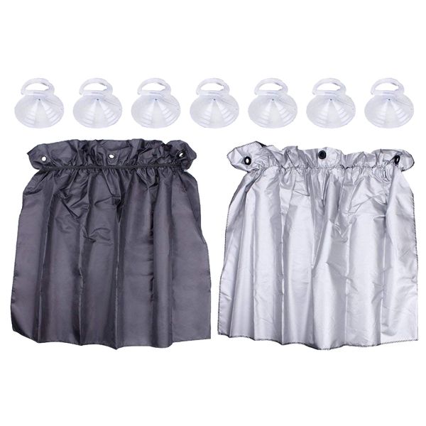 Universal Car Side Window Curtain - Pack of 2
