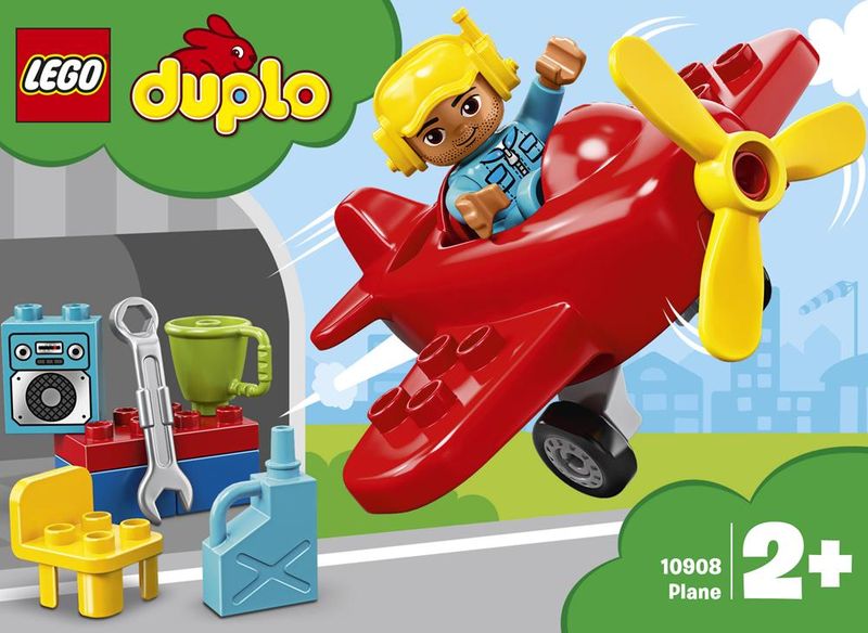 LEGO DUPLO Town Plane Building Bricks Set 10908
