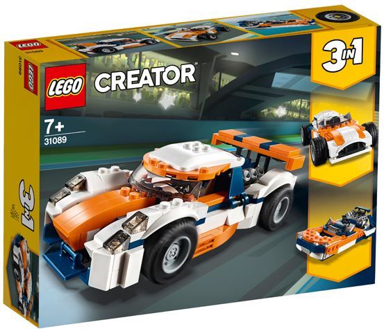 LEGO Creator 3in1 Sunset Track Racer Car Set 31089