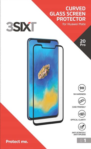 3SIXT Screen Protector Glass Huawei Mate 20 Pro - Black