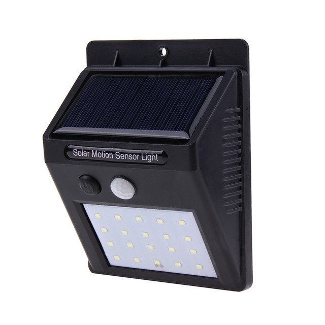 Solar Power 20 LED Motion Sensor Wall Light | Shop Today. Get it ...