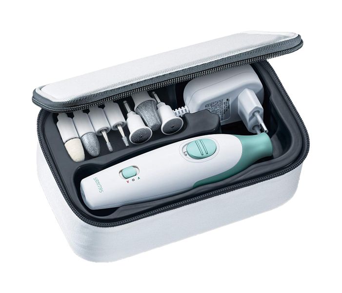 Sanitas Electric Manicure &amp; Pedicure Device with 7 Attachments: SMA 36