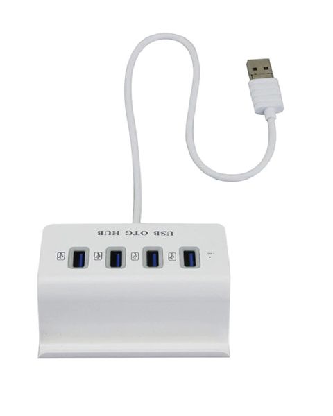 2 in 1 USB 3.0 HUB 4 Ports High Speed OTG HUB and Dock Splitter