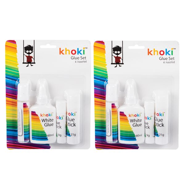 Art &amp; Craft Glue Assorted - 2 Pack